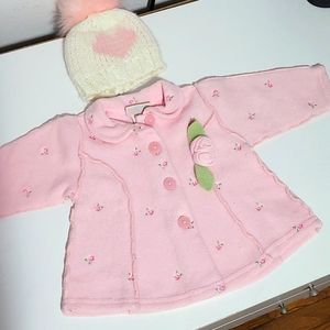 6-9m girl floral jacket